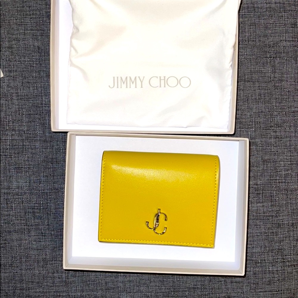 Jimmy Choo Smooth Calf Leather Wallet